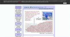 Desktop Screenshot of meteolecco.it